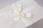 Preview: Das Design der Brautkleidbox White Labyrinth ist sehr elegant.